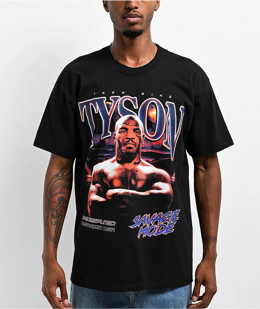 Mike Tyson Savage Planet Black T-Shirt