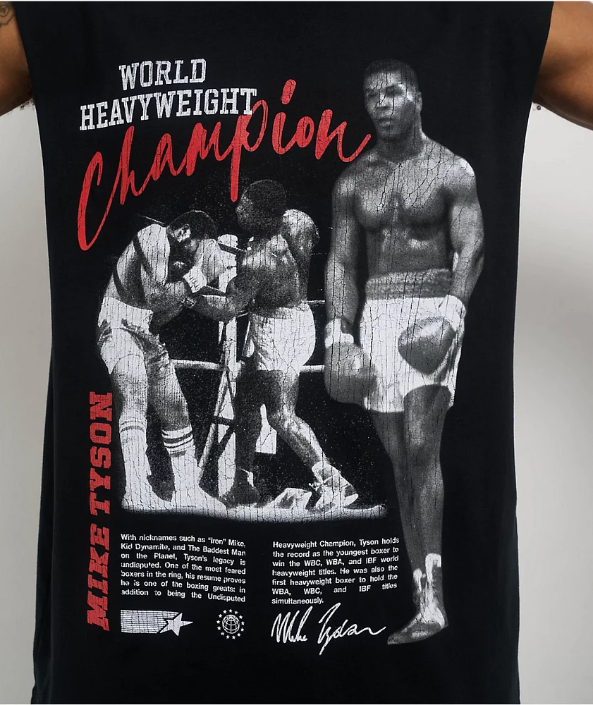 Mike Tyson Sawed Off Hands Black Tank Top