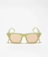 Milky Green Cat Eye Sunglasses