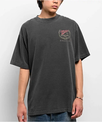 Miller High Life Moon Charcoal T-Shirt