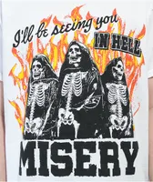 Misery Worldwide In Hell White T-Shirt