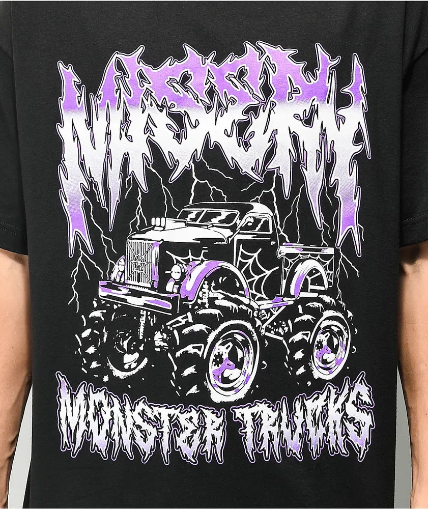 Misery Worldwide Monster Trucks Black T-Shirt