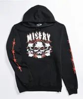 Misery Worldwide Triple RIP Black Hoodie