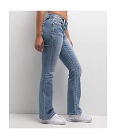 Miss Me Aleah Floral Wing Light Wash Bootcut Jeans