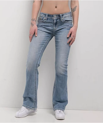 Miss Me Aleah Floral Wing Light Wash Bootcut Jeans