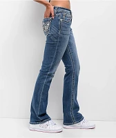 Miss Me Angellica Butterfly Medium Wash Bootcut Jeans