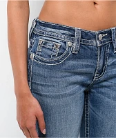 Miss Me Angellica Butterfly Medium Wash Bootcut Jeans