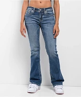 Miss Me Angellica Butterfly Medium Wash Bootcut Jeans