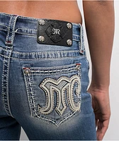 Miss Me Maven Logo Medium Wash Bootcut Jeans
