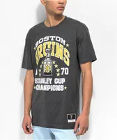 Mitchell & Ness Boston Bruins NHL Cup Champions Grey T-Shirt