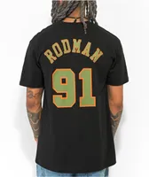 Mitchell & Ness Bulls Dennis Rodman Black T-Shirt