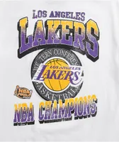 Mitchell & Ness Kids Lakers Champs White T-Shirt