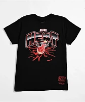 Mitchell & Ness Kids Miami Heat Black T-Shirt