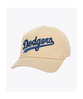 Mitchell & Ness LA Dodgers Deadstock Cream Corduroy Snapback Hat