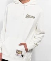 Mitchell & Ness Lakers Cream Hoodie