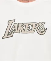 Mitchell & Ness Lakers Cream T-Shirt