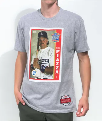 Mitchell & Ness x MLB Piazza Photo Grey T-Shirt