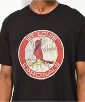 Mitchell & Ness x MLB St. Louis Cardinals Under The Lights Black T-Shirt