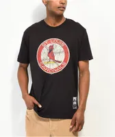 Mitchell & Ness x MLB St. Louis Cardinals Under The Lights Black T-Shirt