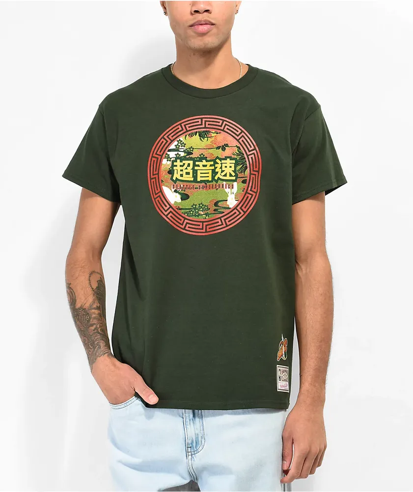 Mitchell & Ness x NBA Asian Heritage Seattle Super Sonics Green T-Shirt
