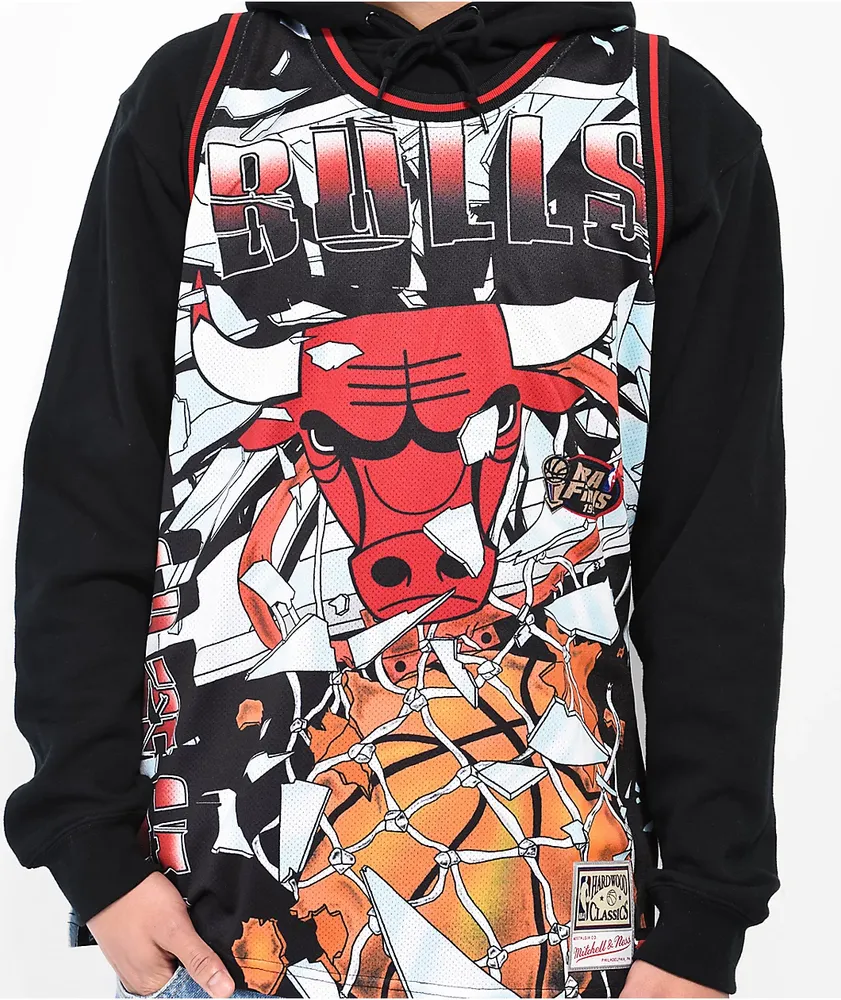 Mitchell & Ness x NBA Chicago Bulls Energy Black Basketball Jersey