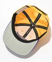 Mitchell & Ness x NBA Lakers Glow Gold Snapback Hat