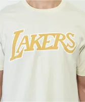 Mitchell & Ness x NBA Lakers Sandman Cream T-Shirt