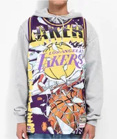 Mitchell & Ness x NBA Los Angeles Lakers Energy Purple Basketball Jersey