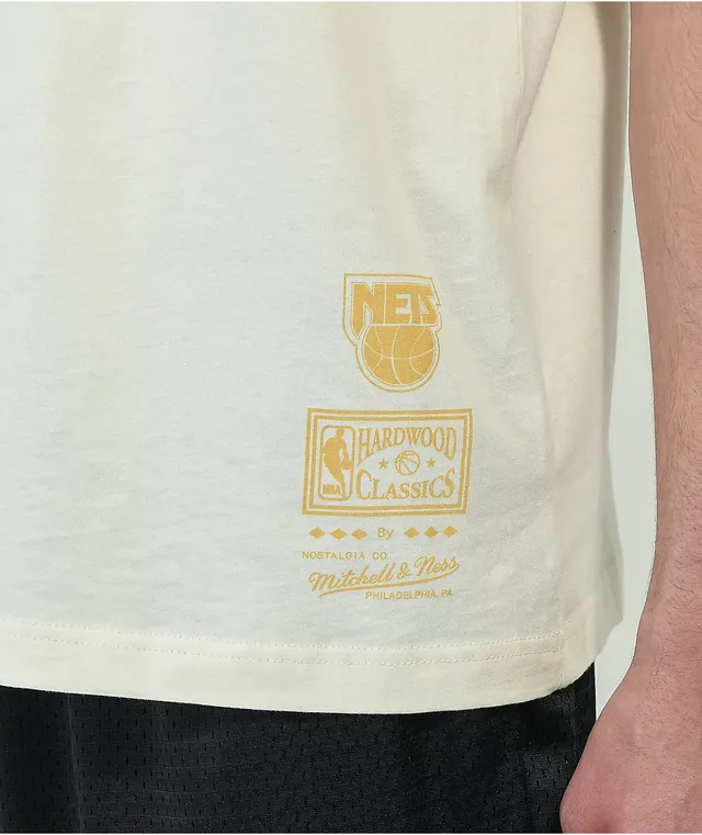 Mitchell & Ness x NBA Nets Sandman Cream T-shirt