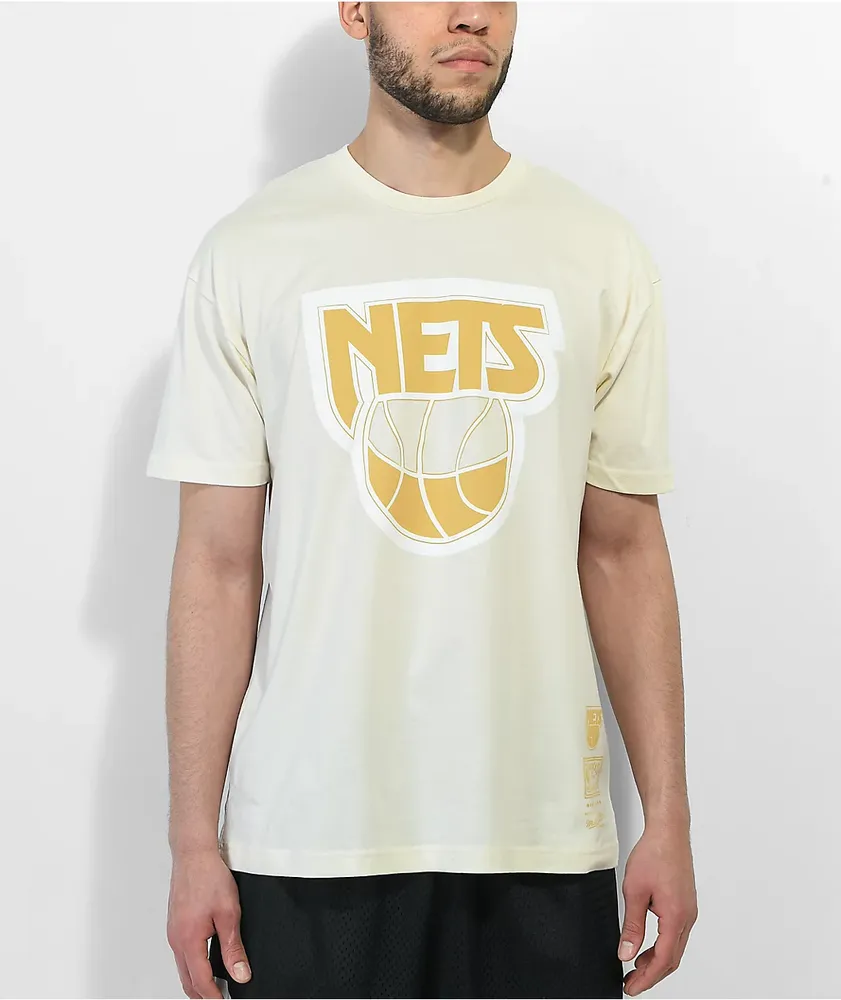 Mitchell & Ness x NBA Nets Sandman Cream T-shirt