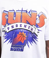 Mitchell & Ness x Phoenix Suns Burst White T-Shirt