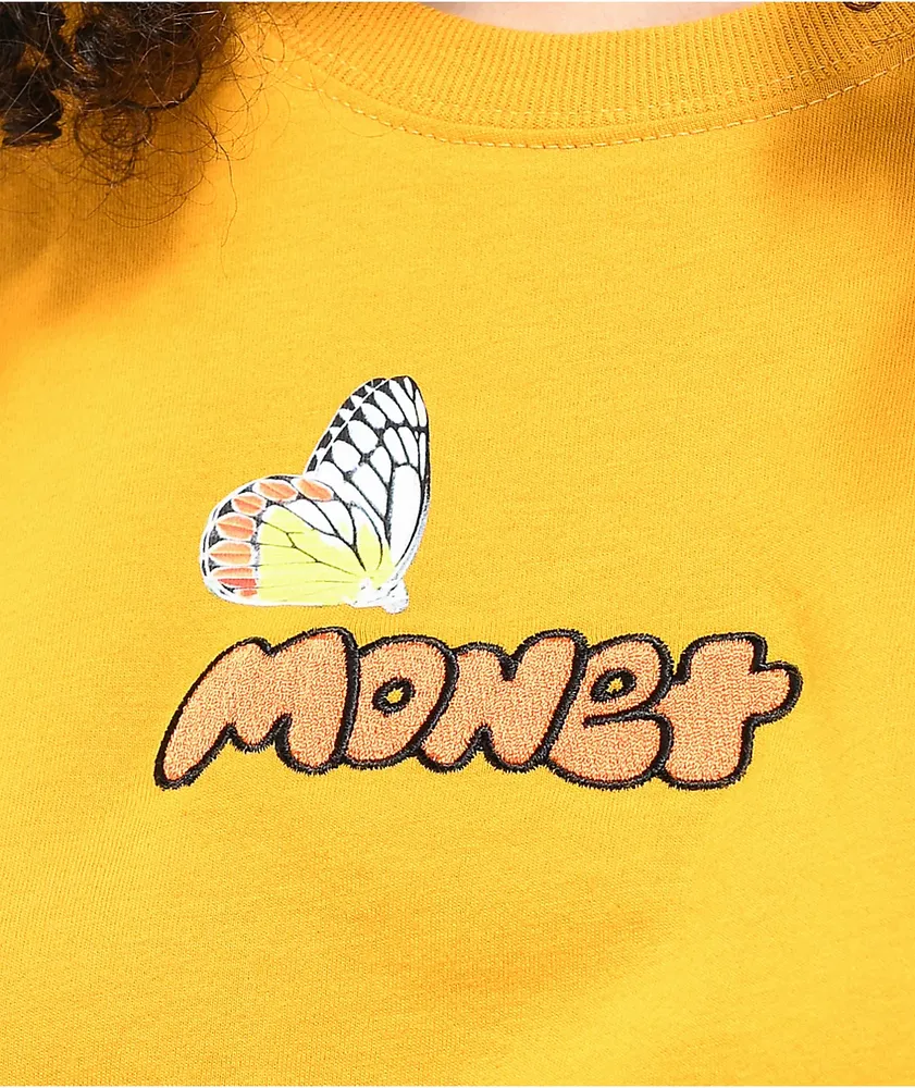 Y2K Baby Butterfly Girls Crop T-Shirt