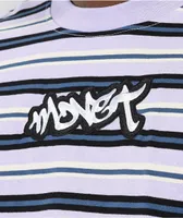 Monet Railway Lavender Stripe T-Shirt