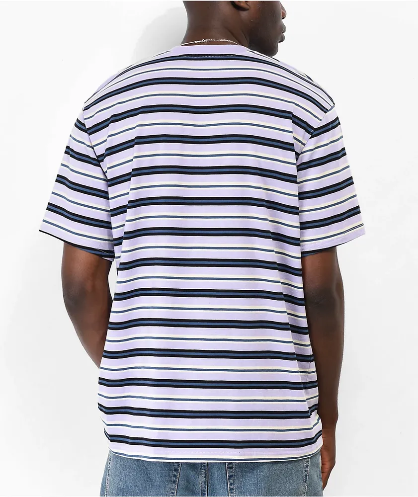 Monet Railway Lavender Stripe T-Shirt