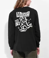 Monet Skate Ska Black Long Sleeve T-Shirt