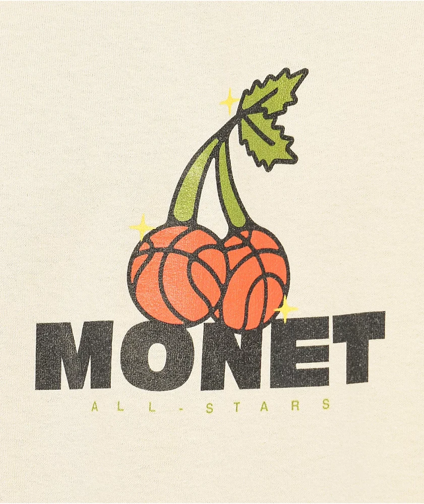 Monet Skateboards Ballers Tan T-Shirt