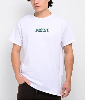 Monet Skateboards Bit Party White T-Shirt