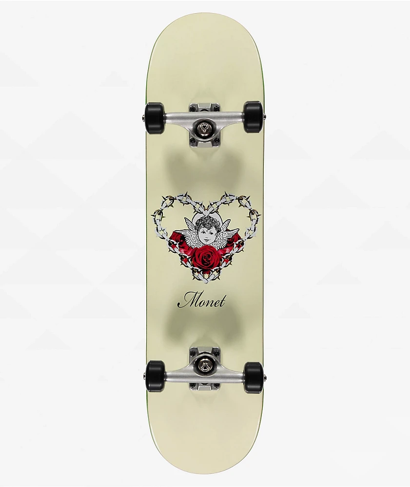 Monet Skateboards Cherub Roses 8.0" Skateboard Complete