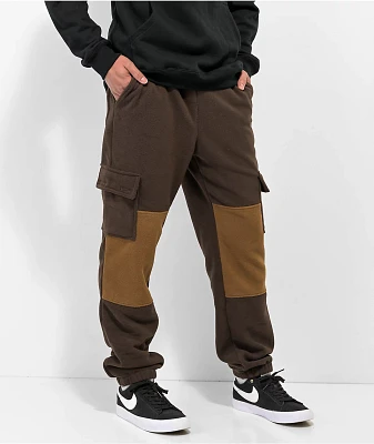 Monet Skateboards Cozay Brown Micro Fleece Cargo Pants