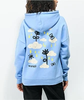 Monet Skateboards Mason Cloudy Blue Hoodie