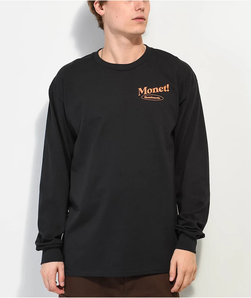 Monet Skateboards Mixtape Vol. 1 Black Long Sleeve T-Shirt