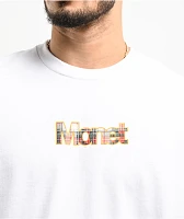 Monet Skateboards Plaid Type White T-Shirt