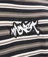 Monet Skateboards Railway Black Stripe Long Sleeve T-Shirt