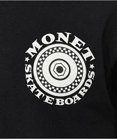 Monet Skateboards Skate Ska Black Long Sleeve T-Shirt