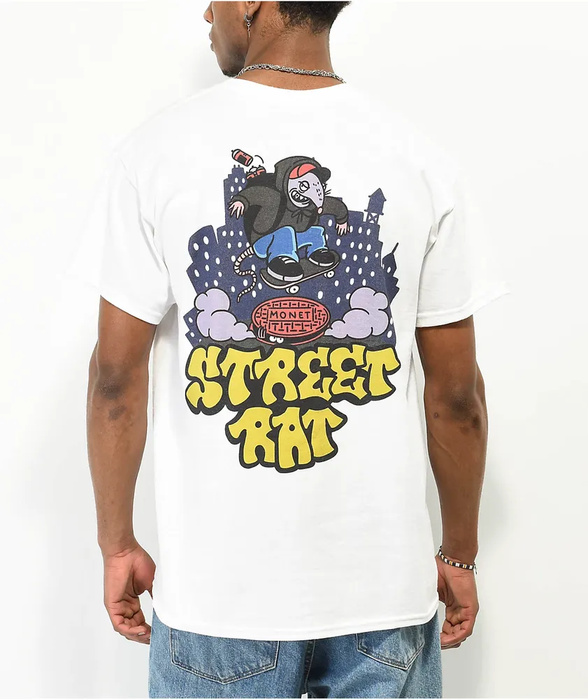 Monet Street Rat White T-Shirt