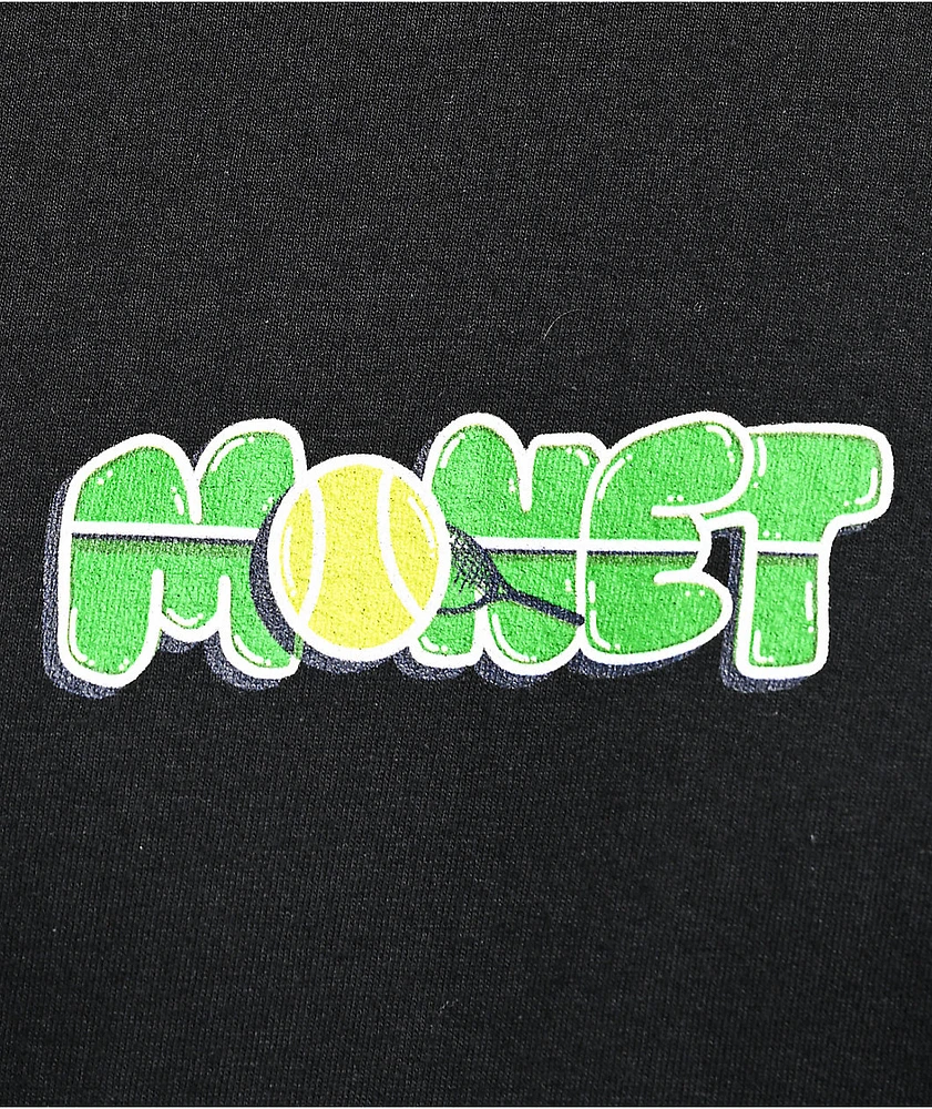 Monet Tennis Champ Black T-Shirt