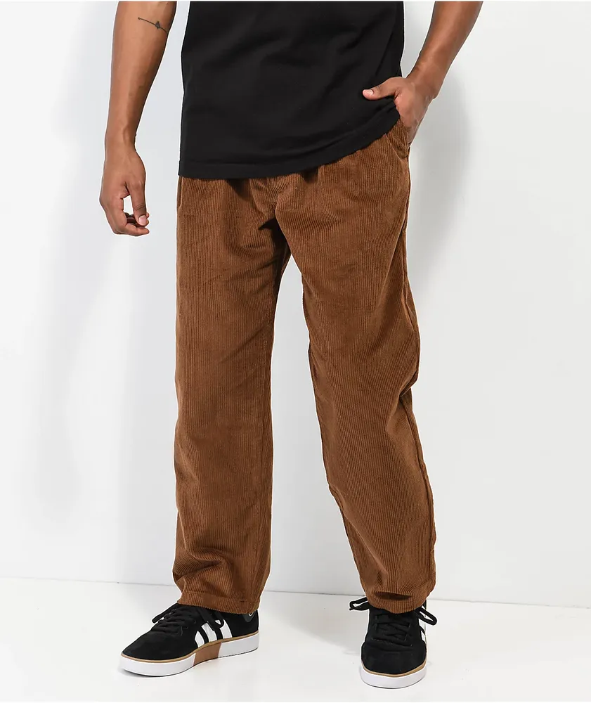 Monet Cozay Brown Micro Fleece Cargo Pants