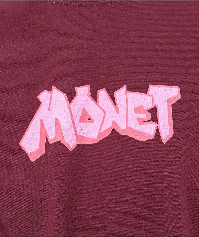 Monet Wild Style Maroon T-Shirt