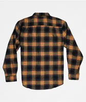 Montage Brown & Black Plaid Flannel Shirt