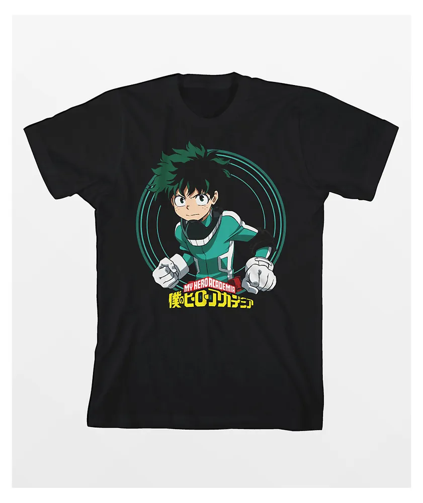 My Hero Acadamia Kids' Izuku Black T-Shirt